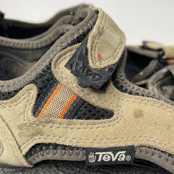 Teva Terra Sandals Water Sport Hiking Men’s Size 8 6702 Brown Hook And Loop - Picture 7 of 13